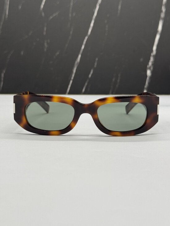 NEW SAINT LAURENT SL697 002 SUNGLASSES HAVANA UNISEX EYEWEAR